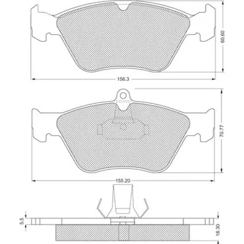Brzdový systém Sada brzdových destiček STARLINE