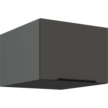 Kuchyňská skříňka Horní skříňka s výklopnými dvířky LUNARA - šířka 50 cm, grafit / antracit