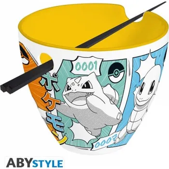 Miska s hůlkami na ramen - Pokémon Starters
