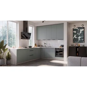 Kuchyňská linka Kuchyňská linka ARIA bílá/aquamarine