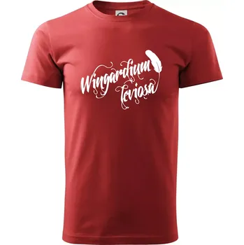 Pánské tričko Harry - Wingardium Leviosa - Klasické pánské triko vyšší gramáže - M ( Bordó )