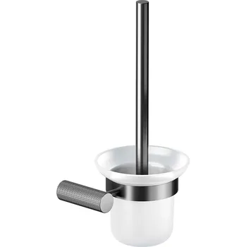 WC štětka CERSANIT nástěnný toaletní kartáč ZEN gun metal S951-900