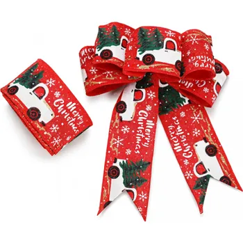 Stuha Flamenco Mystique Vánoční stuha na mašli, vánoční dárková stuha 5cm x 2m KSN133