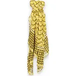 Šátek potisk kostka Italie(180530) P23 barva: žlutá okrová