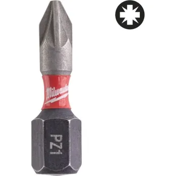Příslušenství k nářadí MILWAUKEE Šroubovací bit Shockwave™ Impact Duty PZ1, 25mm, 3ks
