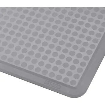 Rohožka Flomat Šedá průmyslová protiúnavová protiskluzová rohož (100% nitrilová pryž) Sani-Flex - 91 x 61 x 1,27 cm