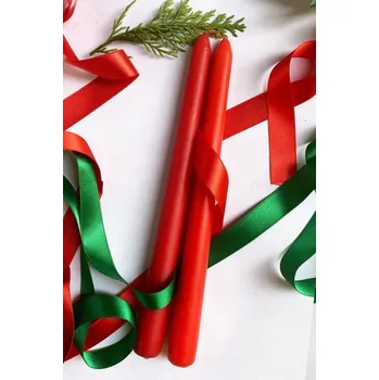 Svíčka Sada svíček (2 kusy) Premium Christmas 2 - Red