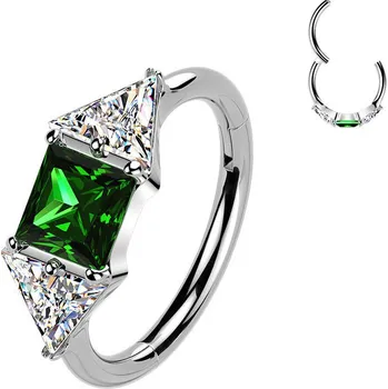 Piercing Šperky4U Piercing segment kruh TITAN - TIT1620