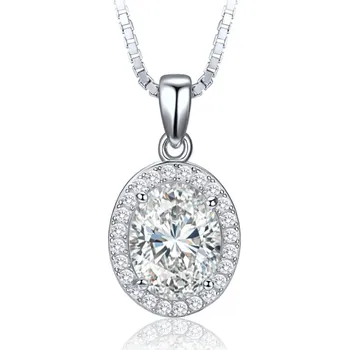 Náhrdelník Luxusní stříbrný náhrdelník se zirkonem
