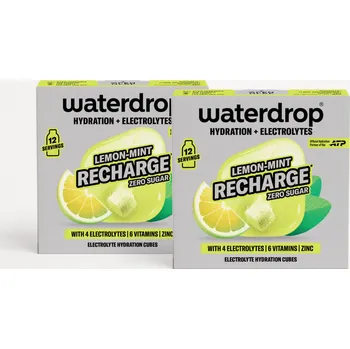 Nealkoholický nápoj Waterdrop Microlyte RECHARGE Twin Pack LEMON-MINT RECHARGE 12 kapslí