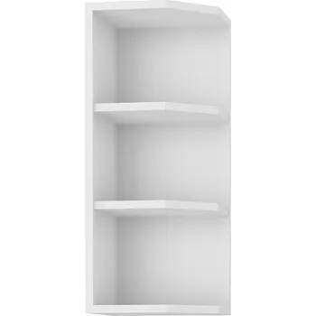 Kuchyňská skříňka Horní rohová skříňka LUNARA - šířka 30 cm, bílá