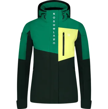Dámská lyžařská bunda NORDBLANC LILT NBWJL8302 TMAVĚ ZELENÁ 40