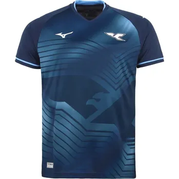 Pánské tričko Pánské fotbalové tričko Mizuno 3rd Jersey Lazio(M) / Navy Velikost: M
