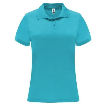 Dámské tričko Dámská sportovní polokošile Monzha, tyrkysová, Velikost L