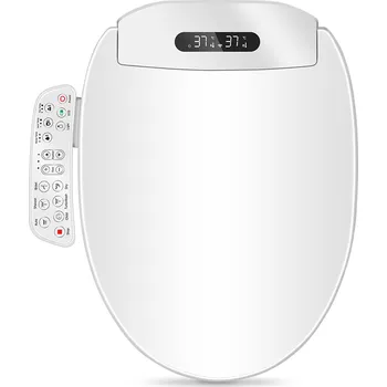 WELLBLUE Japonské elektronické bidetové sedátko s ohřevem, bočním ovládáním a sprškou – STANDARD (Tvar V)