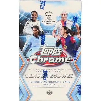 Sběratelská karetní hra 2024-2025 Topps Chrome Soccer UEFA Women's Champions League - Hobby Box