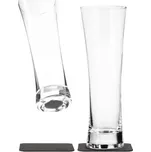 SILWY Magnetická křišťálová sklenice na pivo BEER Silwy, 2 ks