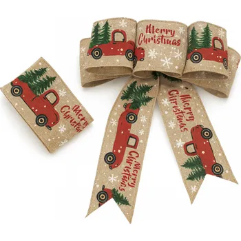 Stuha Flamenco Mystique Vánoční stuha na mašli, vánoční dárková stuha 5cm x 2m KSN132