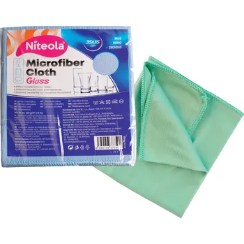 Utěrka Niteola Glass utěrka na sklo z mikrovlákna 35 x 35 cm, 260 g