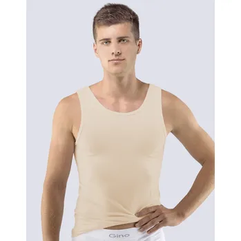 Nátělník GINA Pánské tílko bezešvé bamboo 58005 Barva: černá, Velikost: L/XL
