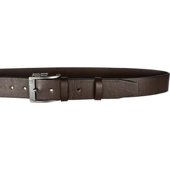 Módní doplněk PENNY BELTS Kožený opasek F7-40 tmavě hnědý - 100 cm