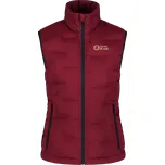 Dámská zimní vesta NORDBLANC PLAINNESS NBWJL7536 VÍNOVÁ 38