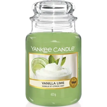 Svíčka Vonná Svíčka Yankee Candle Vanilla Lime Classic Velký 623 gram