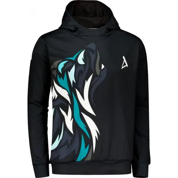 Pánská mikina Pánská funkční mikina premium ALTISPORT VOJ/ALM029MI01 ČERNOBÍLÁ XXL