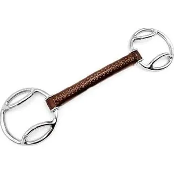 Udidlo pro koně FAGER Udidlo beval nelomené Adam Fager, kožené 12,5 cm