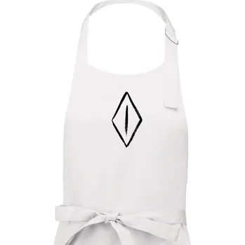 Kuchyňská zástěra Dámské přirození hladce oholené - Dámská zástěra na vaření - Univerzální velikost ( Bílá )