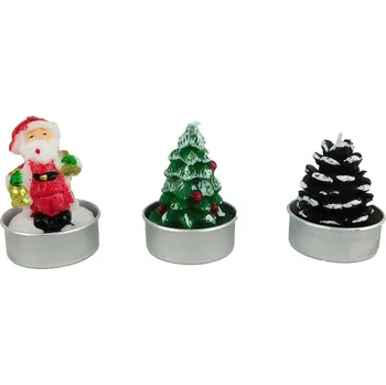 Vánoční dekorace PROHOME - Svíčky vánoční 3ks