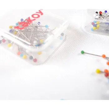 Špendlíky Takoy se skleněnou hlavičkou 40ks