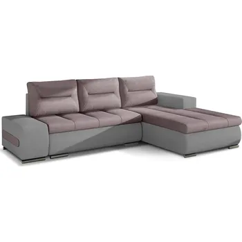 Sedací souprava Rohová sedací souprava pravá s prošívaným sedákem, odnímatelnými polštáři, mechanismem rozkládání a úložným prostorem na lůžkoviny Ottavio - ELTAP SORO 83 , SORO 61 275x70 cm