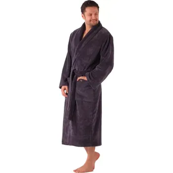Pánský župan Pánský župan Tampa 21499551 tmavě šedá - Vestis antrazit 5XL
