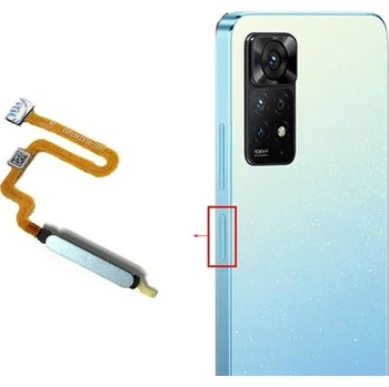 Flex kabel čtečky prstů Xiaomi Redmi Note 11 Pro 4G 11 Pro 5G M4 Pro 4G Star blue originál kvalita