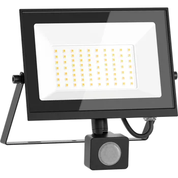 Mexen Luxpro LED reflektor se snímačem pohybu, 50W, studená - 6500K, 4500 lm, černá - L235-050-65-70 Naświetlacze LED