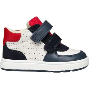 Dětská móda Chlapecké volnočasové boty Geox B BIGLIA 26 Bílá, Tmavě modrá, Červená