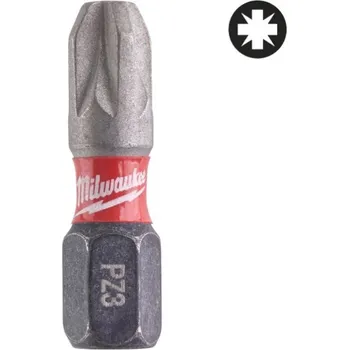 Příslušenství k nářadí MILWAUKEE Šroubovací bit Shockwave™ Impact Duty PZ3, 25mm, 3ks