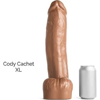Dildo Mr. Hankey’s Toys Cody Cachet XL, prémiové silikonové dildo s Vac-U-Lock 37,2 x 7,6–8,4 cm