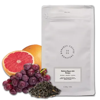 Káva Bonanza Coffee Roasters Keňa - GATINA NYERI AA | Výběrová káva | 250g | Zrnková - 100% Arabika