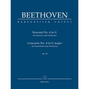Beethoven: Concerto No.4 In G Major Op.58 (noty, studijní partitura)