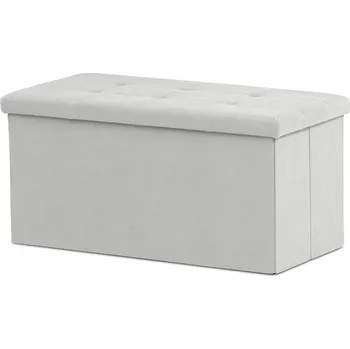 Taburet Taburet s úložným prostorem krémová TAB-472 CRM6