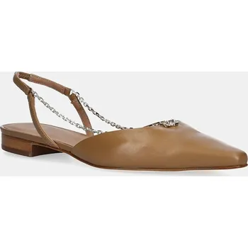 Dámské baleríny Kožené baleríny BOSS Charlieze 50536321.260 hnědá 82X, EUR 40