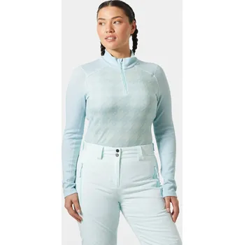 Dámské oblečení Dámské funkční triko HELLY HANSEN 49410 537 W LIFA MERINO MIDW GRA 1/2 ZIP Velikost: M