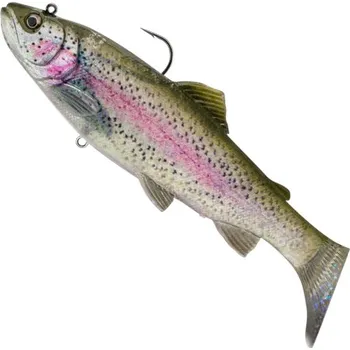 Nástraha Savage Gear 3D Trout Rattle Shad - Clear Rainbow Trout - 12,5 cm - 1636625