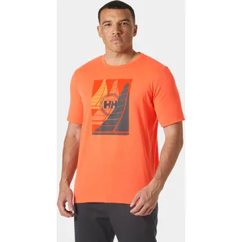 Pánské tričko Pánské funkční triko HELLY HANSEN 34419 304 HP RACE GRAPHIC T-SHIRT Velikost: M