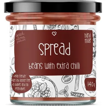 Goodie Pomazánka - Fazolová s extra chilli 140 g - VÝPRODEJ 02/26