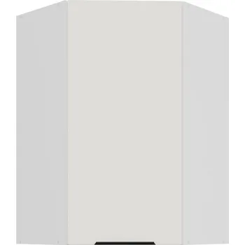 Šatní skříň Vysoká rohová skříňka LUNARA 1 - 60x60 cm, bílá
