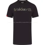 Trakker Products Tričko CR Logo T-shirt Black Camo - L
