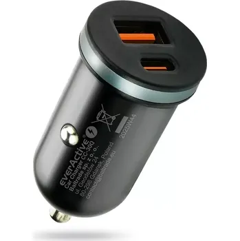 autonabíječka everActive CC-30Q 35 W s USB-A QC 3.0 a USB‑C PD, černá